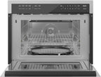 KoolMore 24 Inch Built-in Convection Oven and Microwave Combination with Broil, Soft Close Door, 1000 Watt Power, Stainless Steel Finish, Touch Control LCD Display
