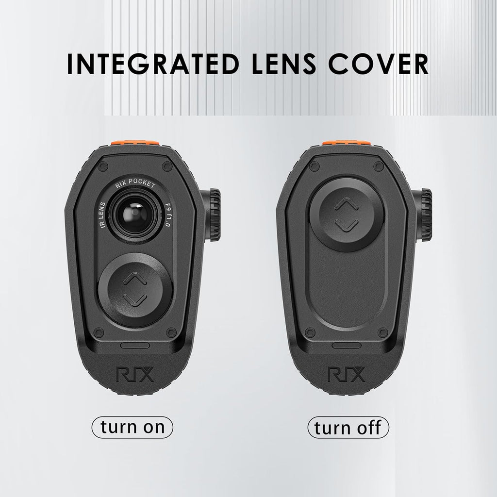 RIX Pocket K2 Portable Thermal Monocular for Hunting  256x192 (50Hz)  Wi-Fi  Handheld Night Vision Monocular