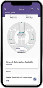 ARRIS SURFboard mAX Pro W133 Tri-Band Mesh Wi-Fi 6 System , AX11000 Wi-Fi Speed up to 11 Gbps , Coverage 6,000 sq ft , 4.8 Gbps Backhaul , Four 1 Gbps Ports per Node , Alexa Support