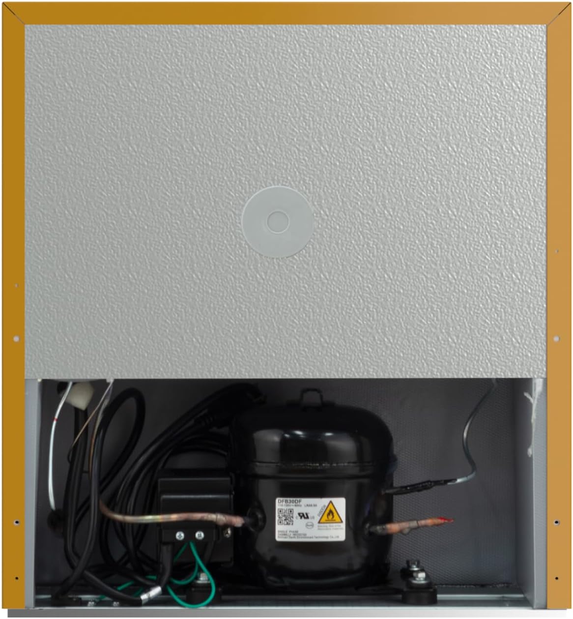 Frigidaire EFR115 Mini Refrigerator - Energy Saving - CFC Free - Slide Out Shelves - Ideal for for Dorm, Office, RV, Garage, Apartment - 1.6 Cubic Feet, Orange