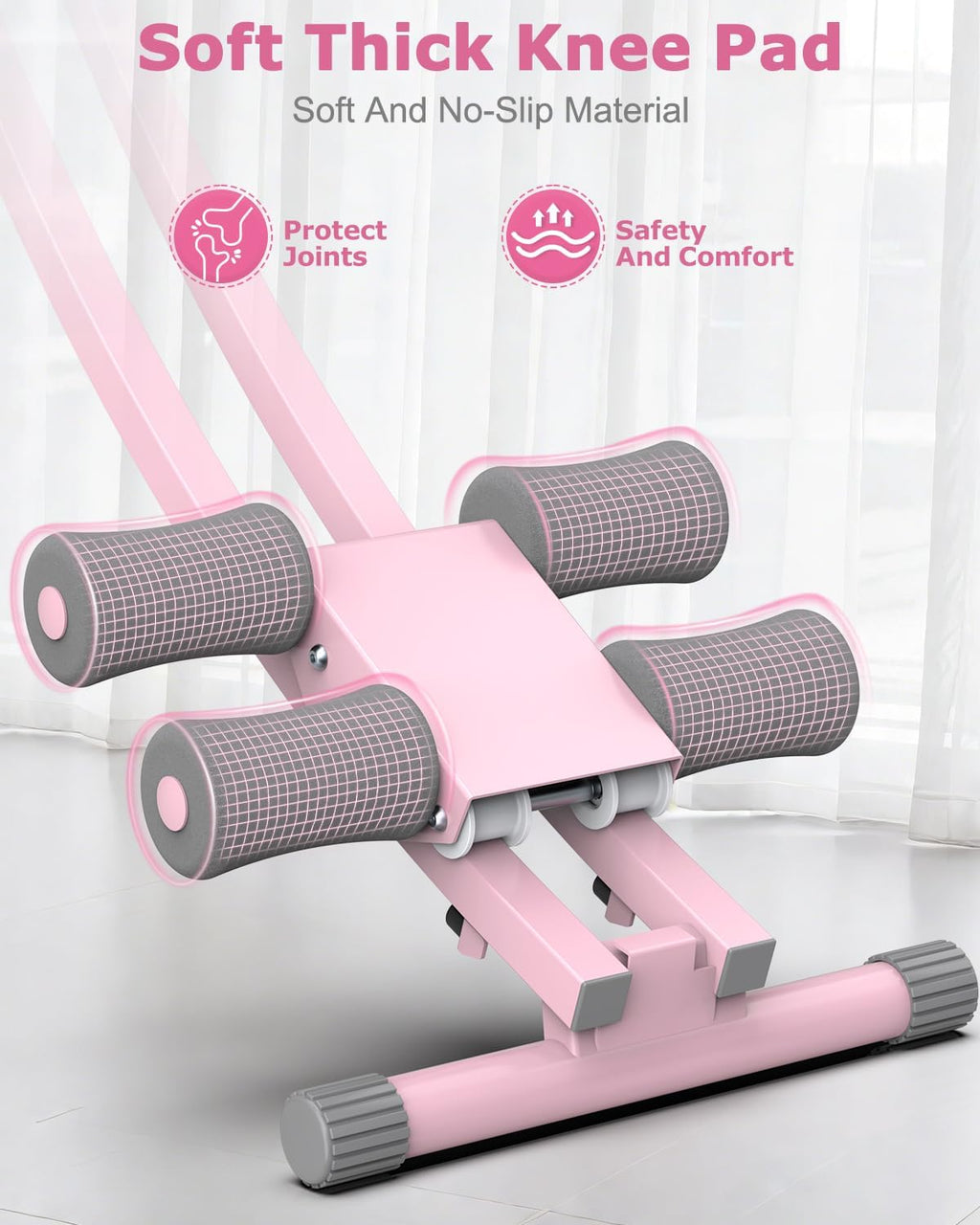 GIKPAL Ab Machine, Adjustable Trainer for Home Gym, Ab Crunch Exercise Equipment for Beginner
