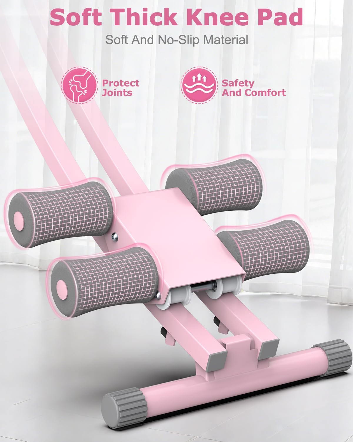 GIKPAL Ab Machine, Adjustable Trainer for Home Gym, Ab Crunch Exercise Equipment for Beginner