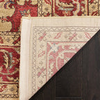 SAFAVIEH Mahal Collection 9' x 12' Red Natural MAH698A Traditional Oriental Non-Shedding Living Room Bedroom Dining Home Office Area Rug