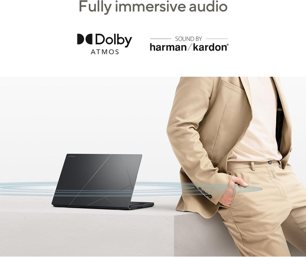 ASUS Zenbook Duo Laptop  Dual 14” OLED 3K 120Hz Touch Display  Evo  Intel Core Ultra 9 285H  Intel Arc Graphics  32GB RAM  1TB SSD  Windows 11  UX8406CA-PS99T