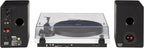 Crosley KT6101-WH Belt-Drive Bluetooth Turntable with Built-in Preamp and Included Speakers  White