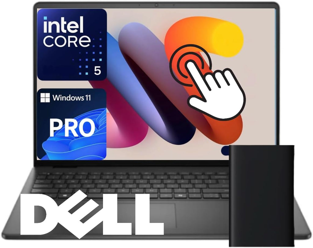 Dell Inspiron 15.6" Touchscreen Business & Student Laptop  13th Gen Intel Core i5 (Beat i7-1250U)  12GB RAM  756GB Storage(256GB SSD & 500GB External)  Windows 11  Earphone Jack