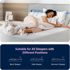 Avenco King Size Mattress, 12 Inch King Mattresses with Gel Memory Foam for Cool Night & Pressure Relief, Mattress in a Box Medium Plush Feel with Motion Isolating