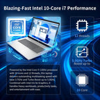 HP 17 inch Touchscreen Laptop Computer  32GB RAM  1TB SSD  17.3" HD+ Touch  Intel 10 Core i7 1355U  Backlit Keyboard  Copilot AI  Wi-Fi 6  Windows 11 Pro  Long Battery Life  Laptop for Business