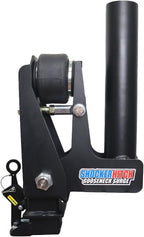 Shocker 30K Gooseneck Air Hitch & 9" Extension Shift Lock Coupler for 2-5/16" Ball, Round 4" Blank (No Pin Hole)