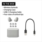 Sony WF-1000XM6 The Best Truly Wireless Noise Cancelling Earbuds (2026 Model)  Bluetooth in-Ear Headphones  with Studio-Quality Sound  Up to 24 Hours of Battery Life  Platinum Silver