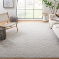 SAFAVIEH Area Rug 10x13 - Tulum Collection - Large - Ivory & Light Grey, Moroccan Boho Tribal Design, Non-Shedding & Easy to Clean, Ideal for Living Room, Bedroom, Dining Space (TUL272G)