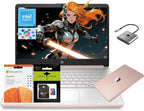 HP 14 Laptop  Quad-Core (Beat i3) 8GB RAM 256GB Storage(128GB UFS + 128GB SD Card) 1-Year Office 365 Copilot AI Computer for Student Study Back to School Win11 w/GM Accessory