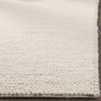 SAFAVIEH Area Rug 8x10 - Natura Collection - Large - Ivory, Handmade Wool Blend, Textured Design, Ideal for Living Room, Bedroom, Dining Space (NAT620A)