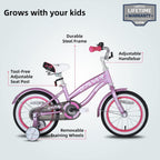 JOYSTAR 12 14 16 Inch Kids Cruiser Bike for Ages 2-7 Years Old Girls & Boys, Kids' Bike with Training Wheels, Coaster Brake, Adjustable Seat & Fenders, Child Bicycles
