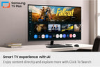 Samsung 43” Smart Monitor M7 (M70F) 4K UHD Display  Samsung Vision AI  Smart TV Apps  Gaming Hub  USB-C  HDMI and USB-A  Black  LS43FM702UNXZA  2025