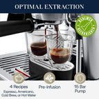 De'Longhi La Specialista Arte Evo Espresso Machine with Cold Brew, EC9255M (Renewed)