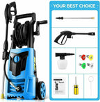 Suyncll Electric Pressure Washer 3000PSI, 2.4GPM High Power Washer Cleaner NEW