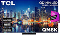 TCL 65 Inch Class QM8K Series | Mini LED QLED 4K HDR | 65QM8K  2025 Model | 120HZ-144HZ Anti Reflective Wide Angle Screen Smart Google TV Dolby Atmos | Voice Remote Alexa Gaming Streaming Television