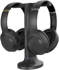 Avantree Duet - Dual Wireless Headphones for TV Watching  Clear Voice & Loud Volume for Seniors and the Hard of Hearing  Easy Plug & Play Setup  with 2.4GHz RF Transmitter & Charging Dock