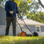 Scotts 716-18S 18-Inch 7-Blade Push Manual Reel Lawn Mower, Green
