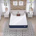 California King Mattress, 14 Inch Cal King Size Mattress in a Box, Medium Firm Pocket Spring and Gel Memory Foam for Superior Comfort, Pressure Relief, Strong Edge Support