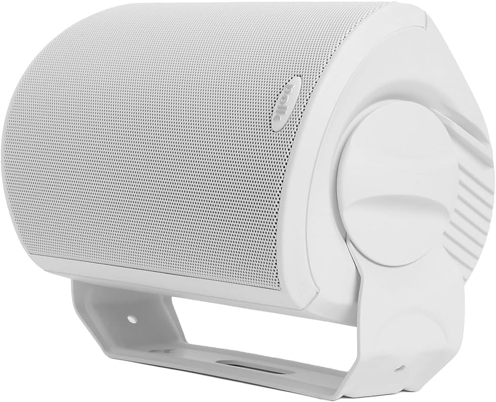 Polk Audio Atrium 4 Outdoor Speakers with Powerful Bass (Pair  White)  All-Weather Durability  Broad Sound Coverage  Speed-Lock Mounting System