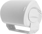 Polk Audio Atrium 4 Outdoor Speakers with Powerful Bass (Pair  White)  All-Weather Durability  Broad Sound Coverage  Speed-Lock Mounting System