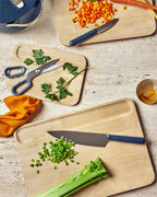 Caraway 5 Piece Knife Set - Premium German Steel Blade Kitchen Knives - Ergonomic Handles - No Microplastics - Navy