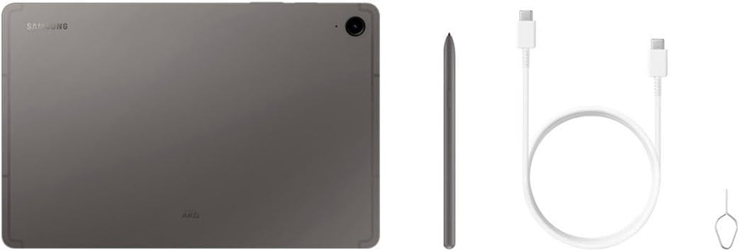 Samsung Galaxy Tab S9 FE 10.9” 128GB WiFi Android Tablet  Large Display  Long Battery Life  Powerful Processor  S Pen  8MP Camera  Lightweight Durable Design  Expandable Storage  US Version 2023 Gray