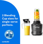nutribullet SmartSense Blender Combo, 1400W, 64oz Pitcher, 32oz & 24oz Cups, 5-Speed, Smoothies, Ice and Frozen Fruit, Nut Milk, Soup, Gunmetal Gray, NBF50700