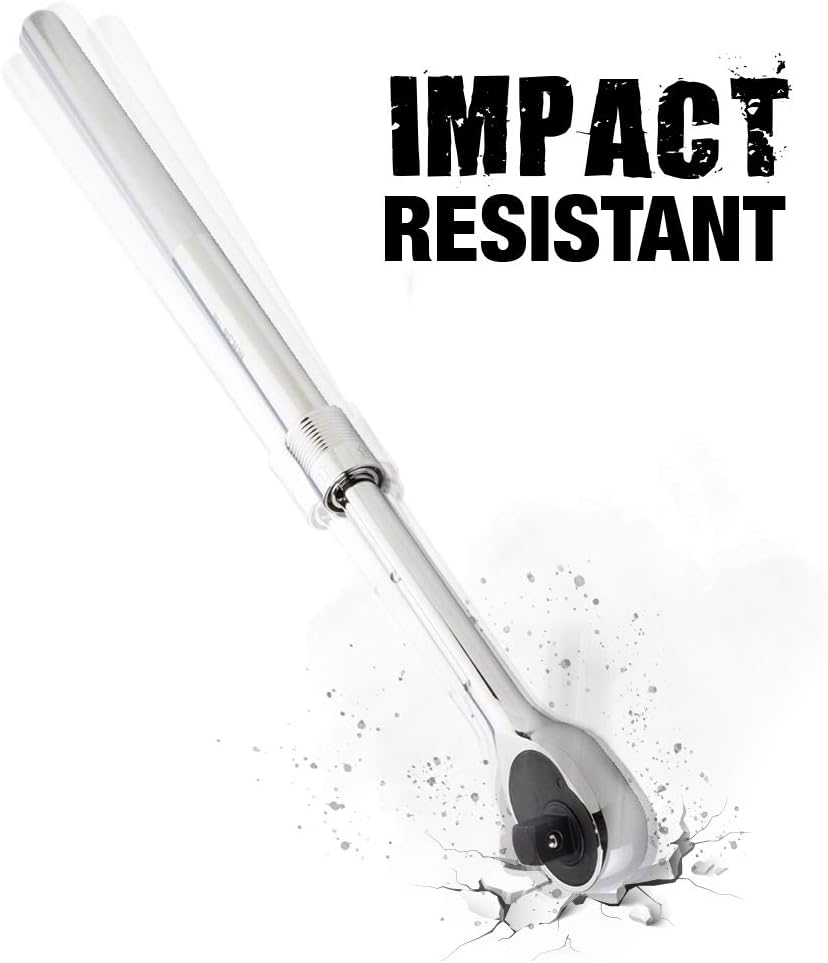 EZRED 3/4" Drive Extendable Ratchet with Reinforced Steel Telsecoping Locking Shaft