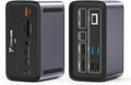 TobenONE MacBook Docking Station Dual 4K@60Hz  16-in-2 USB C Docking Station with 2 HDMI Ports  7 USB Ports  100W GaN Power Supply & 20W Charging  2.5Gbps Ethernet  for Home & Office
