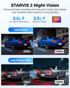 AZDOME PG17 Pro STARVIS 2 Mirror Dash Cam Front and Rear with IMX678  ADAS 12" Rear View Mirror Camera  4K+ 2.5K Dual HDR Dash Camera for Cars  5.8GHz WiFi Car Camera with 128GB Card Voice Control GPS