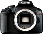 Canon EOS Rebel T7 DSLR Camera with EF18-55mm + EF 75-300mm Double Zoom Kit 2727C021 Bundle with Lexar Premium 64GB SDXC Memory Card  Deco Essentials Camera Bag and Corel Photo Video Suite
