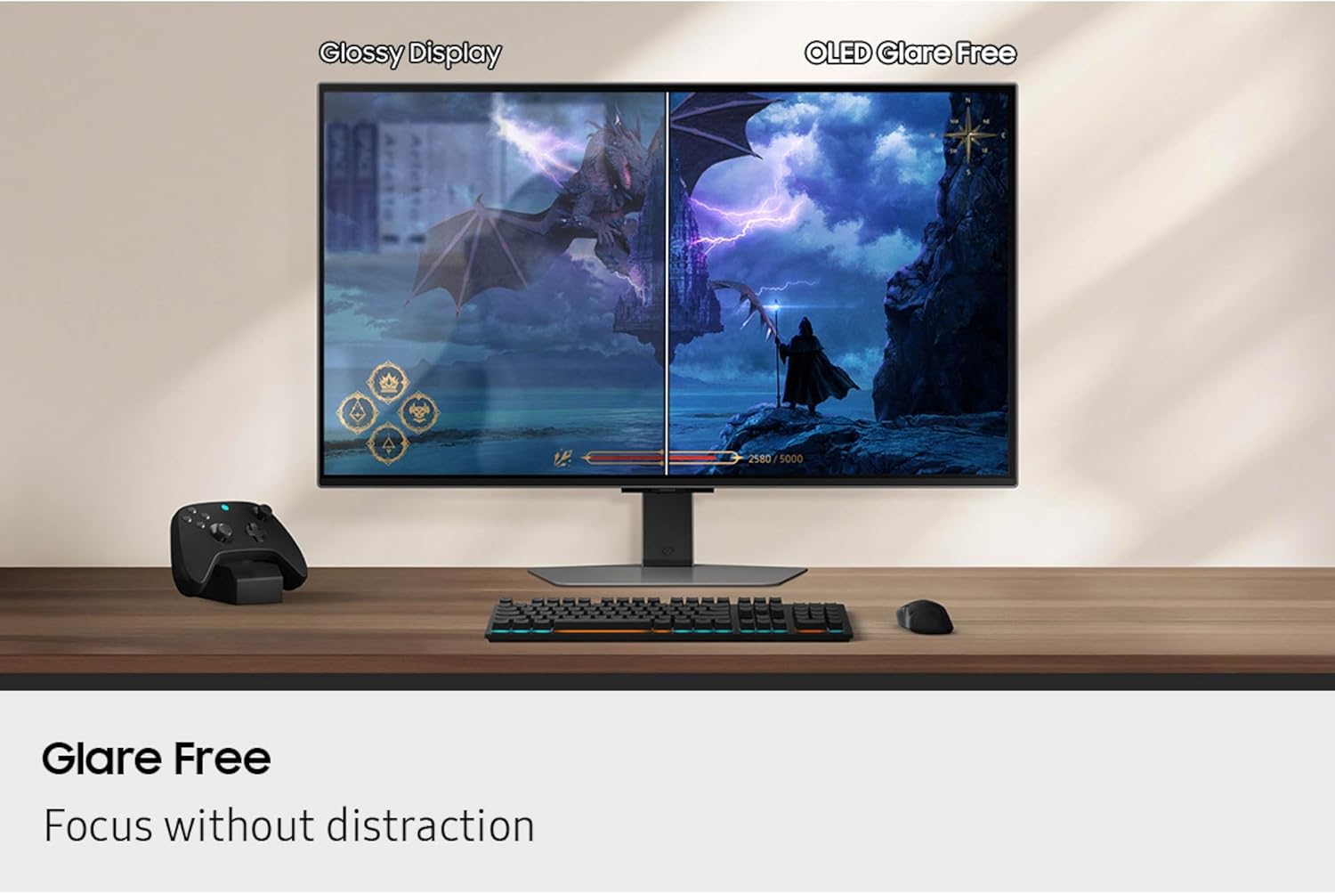 Samsung 32” Odyssey QD-OLED G8 (G81SF)  4K  240Hz  Gaming Monitor  0.03ms Response Time  DisplayHDR True Black 400  AMD FreeSync™ Premium Pro  G-Sync Compatibile  3 Yr Warranty  LS32FG810SNXZA  2025