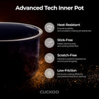 CUCKOO Micom Rice Cooker 6 Cup Uncooked / 12 Cup Cooked, Korean Fuzzy Logic Rice Cooker with Delay Timer & Keep Warm Setting, Versatile Food Steamer with Non-Stick Inner Pot, White (CR-0633F)