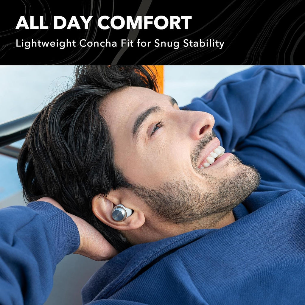 Technics Reference Class Hi-Fi Wireless Earbuds  Dolby Atmos with Head Tracking  Adaptive Noise Cancelling  3 Device Multipoint  10-hr Battery  Wireless Charging  Improved Fit - EAH-AZ100-S (Silver)