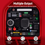 maXpeedingrods 4000 Watt Dual Fuel Inverter Generator with Bluetooth® Control Start and Display  RV Ready  Electric Start  Quiet for Outdoor Camping  Home Backup  Garden .PGMA Compliant