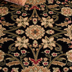 SAFAVIEH Lyndhurst Collection Area Rug - 9' x 12', Black & Red, Traditional Oriental Design, Non-Shedding & Easy Care, Ideal for High Traffic Areas in Living Room, Bedroom (LNH212G)