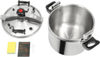 Pressure Cooker Stainless Steel, Commercial Stove Top Pressure Cooker Pot Used for Pressure Foodie or Steaming Instant Fast Cooking Pot