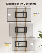 monTEK Heavy Duty Tilting TV Wall Mount Barckt for 37–90" TVs up to 200 lbs – Low Profile, Universal Fit, Tilt & Swivel Adjustment, 6.8" Extension, Fits 16"/18"/24" Studs, Max VESA 600x400mm