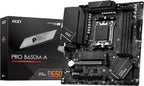 MSI PRO B650M-A WiFi V1 Motherboard, Micro-ATX - Supports AMD Ryzen 9000/8000 / 7000 Series Processors, AM5 - DDR5 Memory Boost 6000+MHz/OC, 2 x PCIe 4.0 x16, 2 x M.2 Gen4, 2.5G LAN