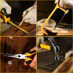 Tool Kit Box Drill Set: DEKOPRO Home Mechanic Toolbox with 12V Power Cordless Drill