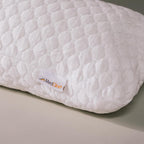 MedCline Cooling Body Pillow for Side Sleepers, Full-Body Support Pillow with Adjustable Memory Foam Stuffing, Ergonomic Design for Comfort All Night Long
