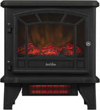 duraflame® Infrared Quartz Electric Fireplace Stove Heater, Black