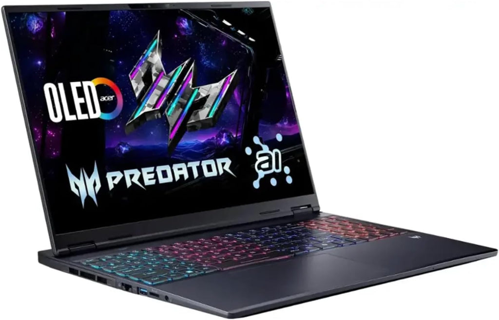 acer Predator Helios Neo PHN16-73-95NT Gaming Laptop | 16" QHD+ OLED 240Hz | Intel Core Ultra 9 275HX | NVIDIA RTX 5070 Ti | 64GB DDR5 | 2TB SSD | WiFi 6E | Backlit RGB | HDMI 2.1 | Thunderbolt 4