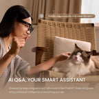Rokid 2026 AI Glasses Style smart glasses with Gemini3 flash  real-time translation 12MP camera  open-ear audio  voice-controlled assistant  Hands-Free Calls  Productivity for Travel  Work(no display)