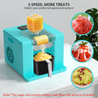 Shaved Ice & Slushie Machine No Ice Needed, Sugar Free Slushy Machine, 60S Making Shaved Ice, Slushie, Margaritas, Auto Clean, LED Display, 280W Frozen Drink Maker for Home, Party, Outdoor Use