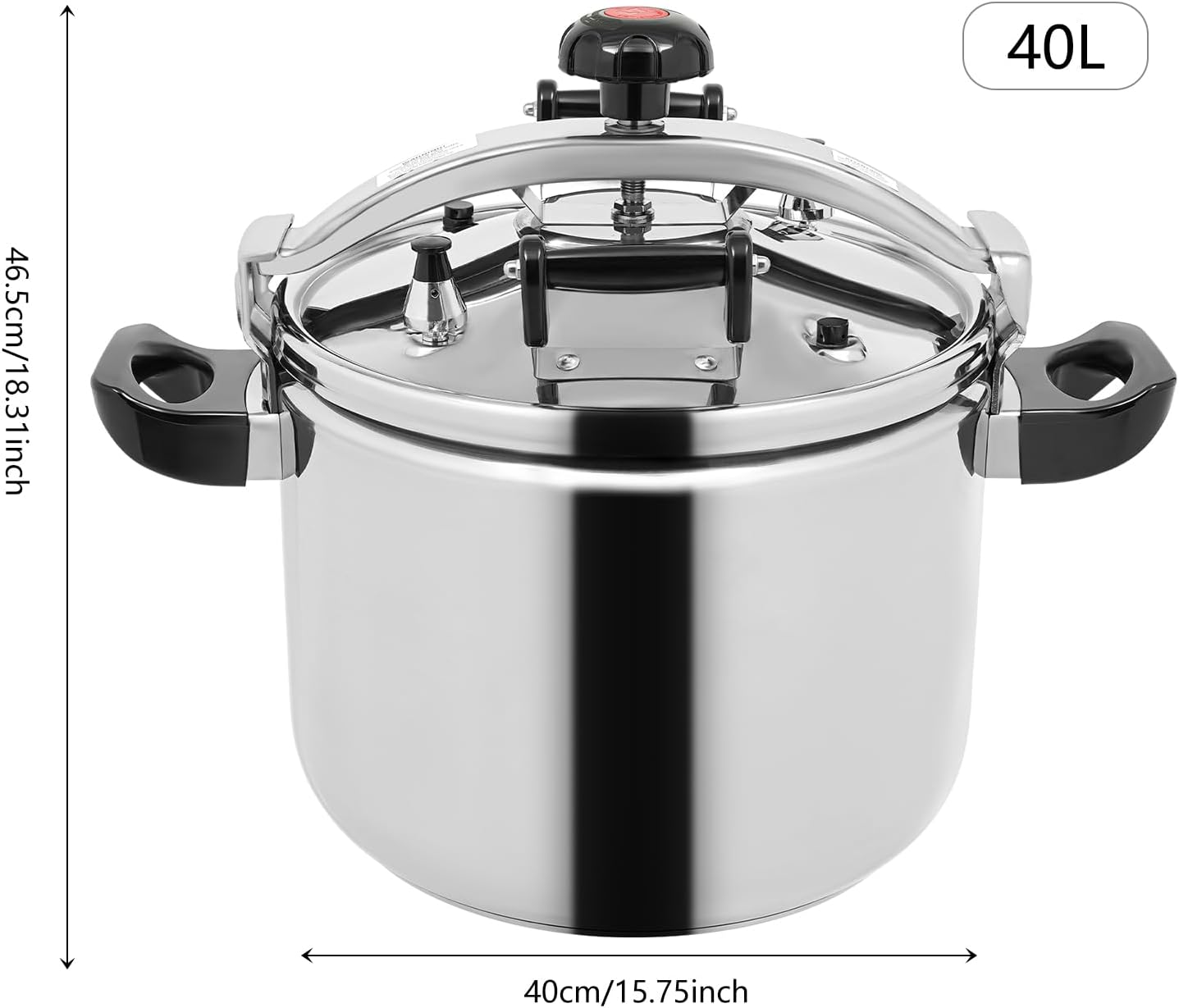 Pressure Cooker Stainless Steel, Commercial Stove Top Pressure Cooker Pot Used for Pressure Foodie or Steaming Instant Fast Cooking Pot