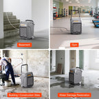 Abestorm 170 Pints Commercial Dehumidifiers with Pump & Drain Hose, Portable Industrial Dehumidifier for Water Damage Restoration, Basements, Warehouses - Covers Up to 2,100 Sq.Ft - 5-Year Warranty